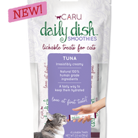 Caru Daily DishTM Tuna Smoothies Treats for Cats 4(14 g tubes)