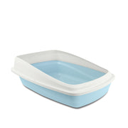 Catit Cat Pan with Removable Rim - Blue & Cool Grey