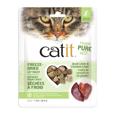 Catit Freeze-Dried Raw Treat, Duck & Chicken Liver, 28.4 g