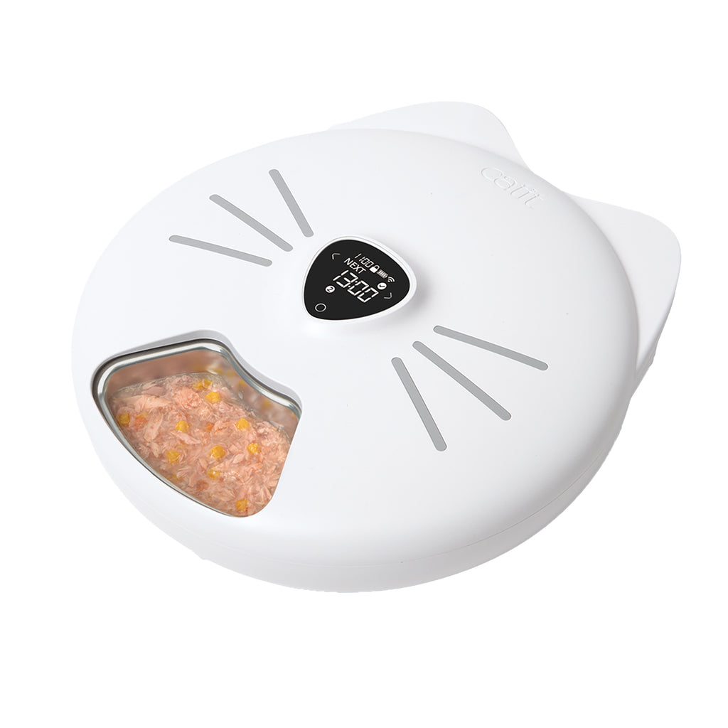 Catit PIXI Smart 6-Meal Feeder with Stainless Steel Tray (NEW) SALE