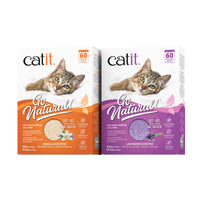 Catit Go Natural! Pea Husk Clumping Cat Litter - Lavender - 5.6 kg (12.3 lbs) Box
