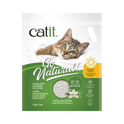 Catit Go Natural! Ultra-Light Clumping Cat Litter - Vanilla - 1.4 kg SALE