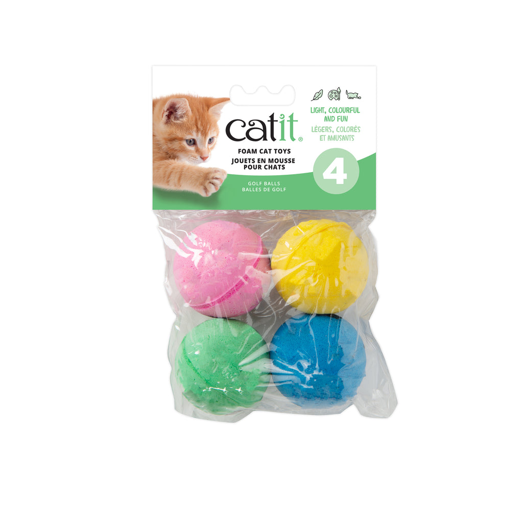 Catit Foam Golf Balls - 4 pack