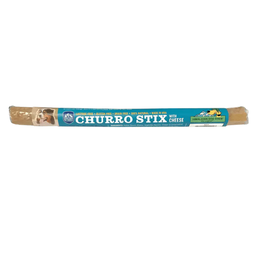 Himalayan Pet Supply Churro Stix 10"- Cheese SALE