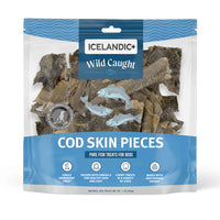 ICELANDIC+ Cod Skin Pieces 1-lb