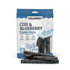 ICELANDIC+ Fish Treat Cod & Blueberry Combo Sticks 2 oz