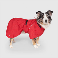 Canada Pooch® Complete Coverage Raincoat Red Reflective