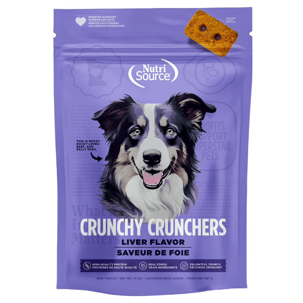 NutriSource® Crunchy Crunchers Liver Flavor Dog Treats 14oz SALE