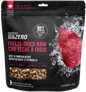 Nutrience SubZero Freeze-Dried Raw Dog Food - Beef & Pumpkin Recipe - 113 g