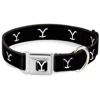 Buckle Dog Collar - Paramount Licensed Yellowstone "Y Logo"