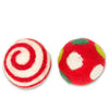 DHARMA DOG KARMA CAT – 2 Pack Wool Felt Holiday Balls