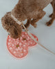 Dexypaws Silicone Snuffle Mat "Hide + Seek" Heart Pink