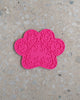 Dexypaws Paw Print Enrichment Licking Mat, Pink for Cat or Dog