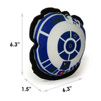 Buckle Down Squeaky Plush Star Wars R2-D2 Head Top View