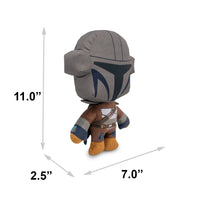 Buckle Down Squeaker Plush - Star Wars The Mandalorian Standing Pose