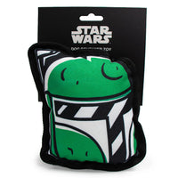 Buckle Down Squeaky Plush - Star Wars Boba Fett Head