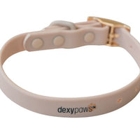 Dexypaws Waterproof Dog Collar, Nude (NEW)