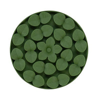 Dexypaws Circle Hide and Seek Silicone Snuffle Mat, Army Green Cat or Dog