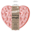 Dexypaws Silicone Snuffle Mat "Hide + Seek" Heart, Pink (NEW)