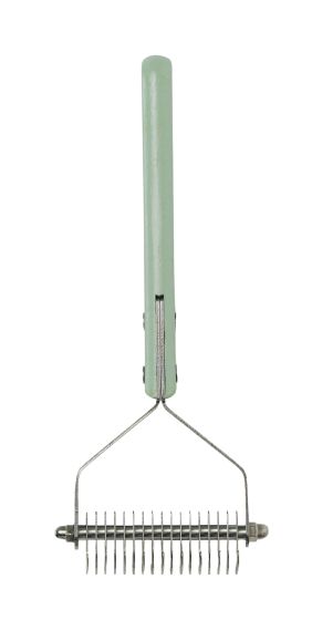 Dexypaws Double-Sided Metallic Deshedding Undercoat Brush For Pets