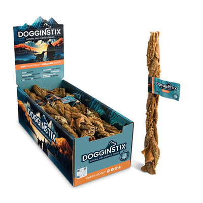 DOGGINSTIX Braided Beef Tripe 12