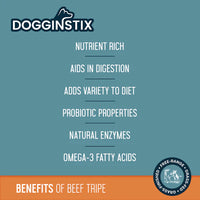 DOGGINSTIX Bully Sticks 6" Beef Tripe