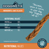 DOGGINSTIX Braided Lamb Collagen Twist Natural Dog Chews & Treats 12"