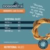 DOGGINSTIX Braided Lamb Collagen Ring Natural Dog Chews & Treats