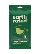 earth rated® Fragrance Free Dog Eye Wipes, Eye Cleansing Wipes (60ct)