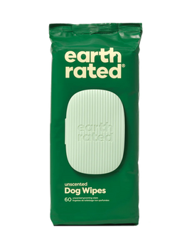 earth rated® Certified Compostable Grooming Wipes Unscented (60ct)