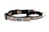 RC Pets Easy Clip Web Training Collar Tan Tartan SALE