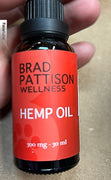 Brad Pattison Hemp Oil for Pets 300 mg / 30 ml SALE