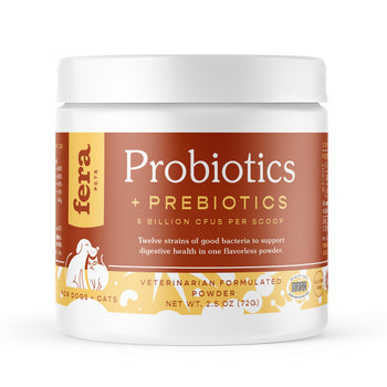 Fera Pets – Organic Probiotics with Prebiotics for Dogs & Cats, Powder – 60 Servings SALE