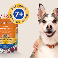 Instinct Longevity Freeze Dried Raw Meals Adult 7 Plus Beef Dog