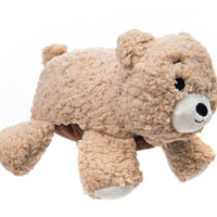 Growl™ Fuzzaroos Benny the Bear Dog Toy