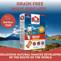 Granville Indomitable Patagonia Grain Free Human Grade Biscuit Treats Beef Dog 460g