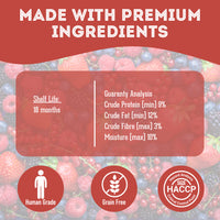 Granville Indomitable Patagonia Grain Free Human Grade Biscuit Treats Beef Dog 460g