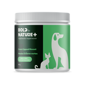 Bold by Nature Green Lipped Mussel Supplement for Dogs & Cats 160gm