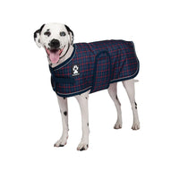 Shedrow K9 Glacier Dog Coat Plaid Navy