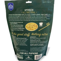 Himalayan Dog Chew Happy Teeth 30 Day Supply Dental Spinach Dog Chews 12 oz SALE