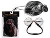 Riley & Rex Fright Night Pet Costume Granny Wig & Glasses