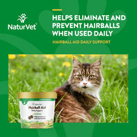 NaturVet Hairball Aid with Pumpkin Cat 60 Chews