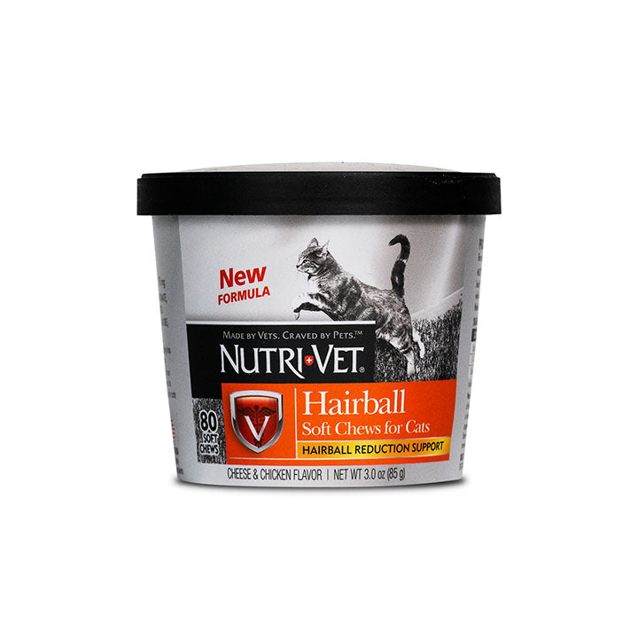 Nutri-Vet® Hairball Soft Chew for Cats 90 ct Natural Pet Foods