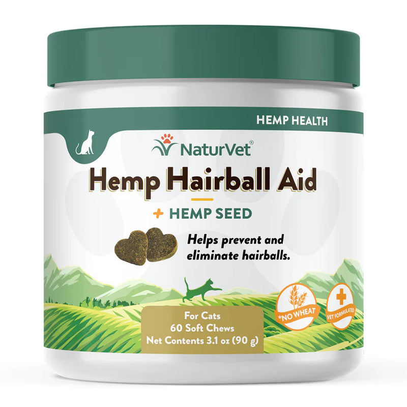 NaturVet Hemp Hairball Aid Natural Pet Foods - Main Image