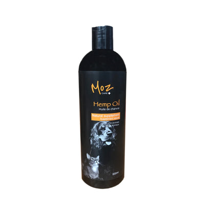 Moz Pet Hemp Oil omega 3's and 6's 100% Natural 500 ml