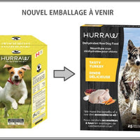 Hurraw, Turkey Dehydrated Raw Dog Food 25 metric cups