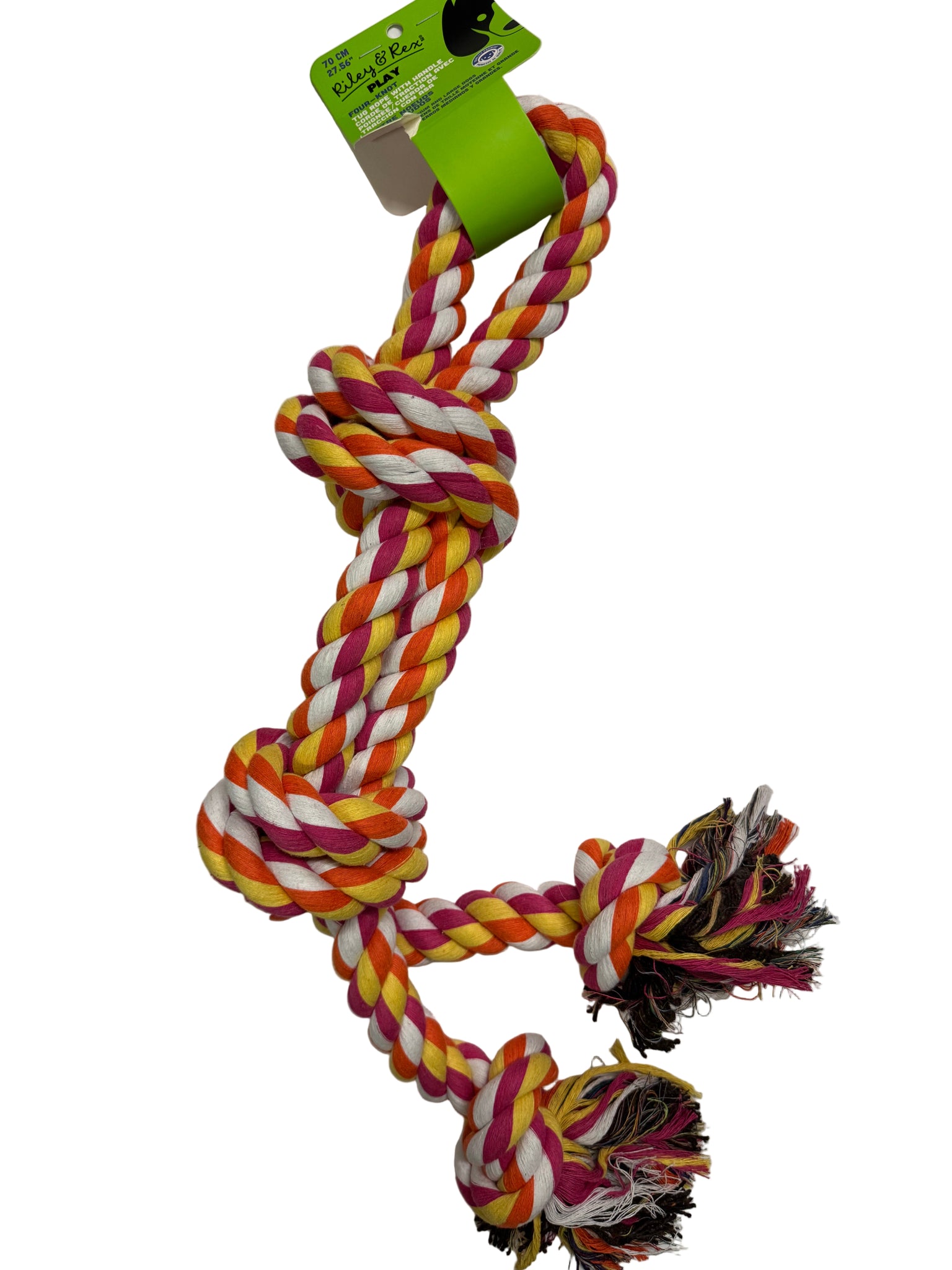 Riley & Rex Rope Tug with 4 Knots | Natural Pet Foods