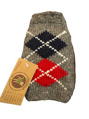 Chilly Dog - Grey Classic Argyle SALE