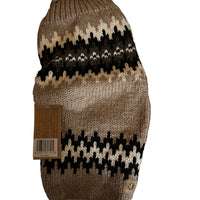 Chilly Dog Sweater Tan Fairisle SALE