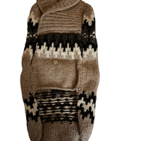 Chilly Dog Sweater Tan Fairisle SALE